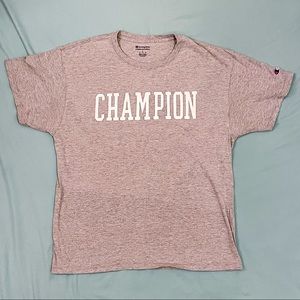 Champion Tee Heather Grey Large